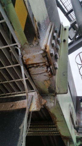 Cracked Conveyor Repair