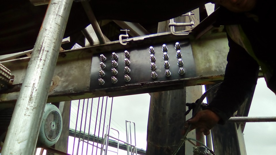 Repair Of Cracked Conveyor Channel Section