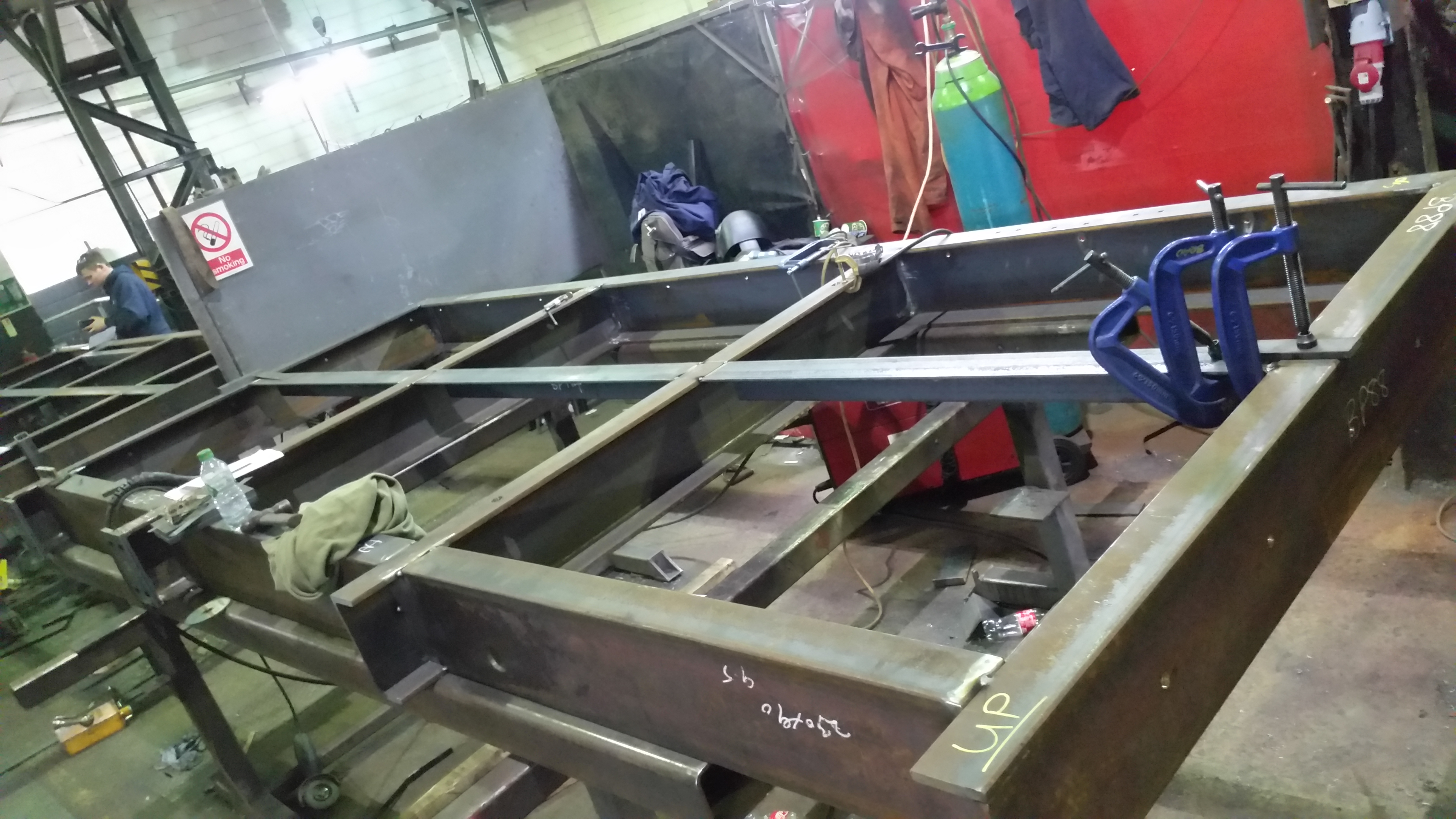 Cantilever Balcony Fabrication, Structural Steelwork