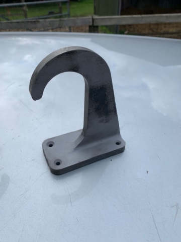 Plasma Cut, Fabricated & Welded Bracket