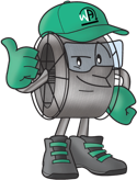 Welding Alloys Sparky Mascot