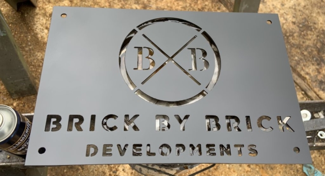 CNC Plasma Cut Sign